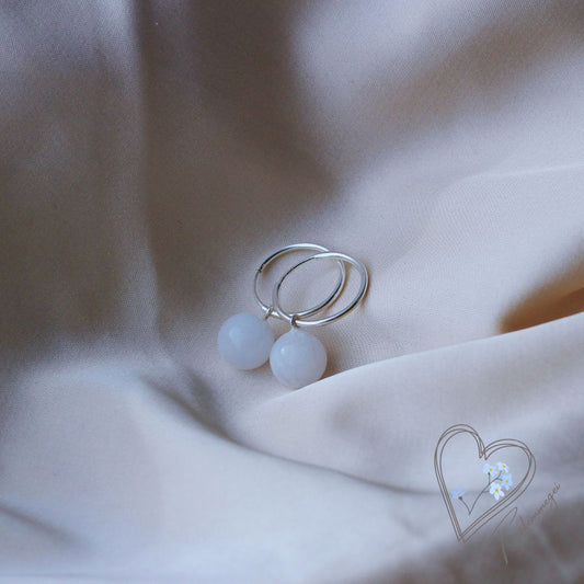 Luna perle øreringer