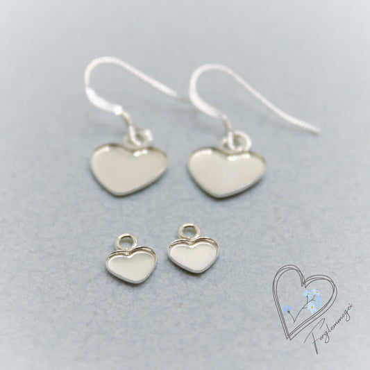 Hannah hjerte-øredobber