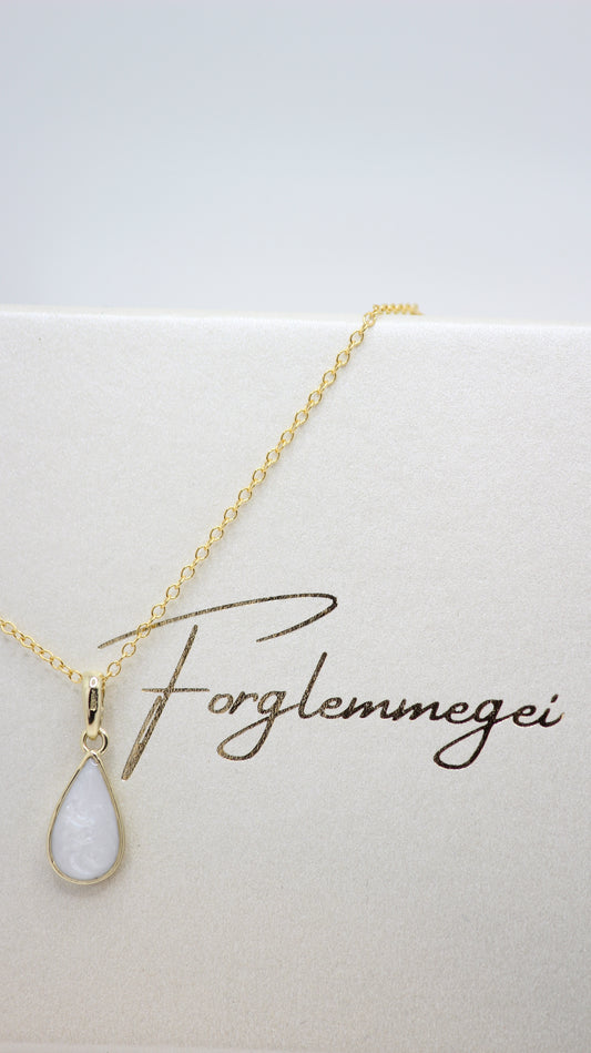 Dråpe smykke 375 gull